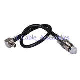 Superbat FME Jack to TS9 plug RA Pigtail Jumper Cable Wire 3g USB
