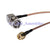 Superbat BNC male plug right angle to SMA Plug male RF pigtail Cable RG316 for wireless