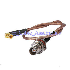 Superbat TNC Jack to MMCX Jack right angle pigtail cable RG316