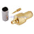 Superbat MMCX plug male straight Crimp for RG58 LMR195 RG400 RG142 cable RF connector