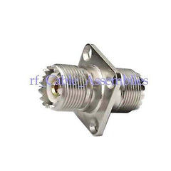 15 Stück UHF SO239 auf SO-239 Buchse mit 4 Löchern Flanschadapter für die Schalttafelmontage