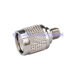 10pcs TNC male to SMA female Straight RF Coax Connector wifi D-Link 3G antenna