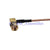 Superbat RP-SMA jack female bulkhead to RP-SMA Male RA pigtail cable RG316 for wireless