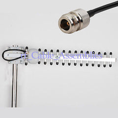 2.4GHz 16dBi Wifi Yagi Directional Antenna For 802.11b/g N Female
