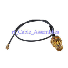 Superbat IPX / u.fl to RP-SMA female Pigtail , 50 Ohm ,Cable IPX 1.13