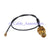 Superbat IPX / u.fl to RP-SMA female Pigtail , 50 Ohm ,Cable IPX 1.13