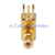 SSMB thru hole Jack female Right Angle 90 degrees PCB Mount with solder post