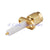 SMA 2 hole panel mount Plug male with long dielectric solder Post RF connector