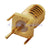 SSMA female thru hole vertical PCB Mount straight Solder RF connector
