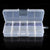 Compact Adjustable 10 Compartments Plastic Storage Box Jewelry Tool Container
