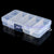 Compact Adjustable 10 Compartments Plastic Storage Box Jewelry Tool Container