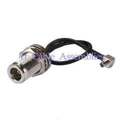 Superbat N female to TS9 pigtail cable for Sierra Wireless AC502 USB307 USB308,ZTE MF668+