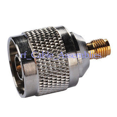 2X N male plug To SMA female Jack Straight RF connector Adapter free shipping