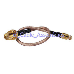 Superbat RP SMA Jack to MCX plug straight pigtail cable RG316