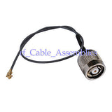 Superbat IPX /u.fl to RP-TNC male jack pigtail cable 1.13mm 15cm long for WIFI mini PCI