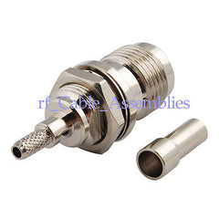 Superbat TNC Jack female bulkhead RF ST connector adapter Crimp RG316 RG174 LMR100 cable