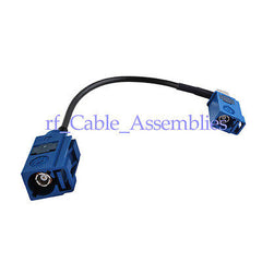 Superbat Fakra Jack  C to Fakra female RA pigtail cable 5M GPS Telematics or Navigation