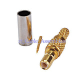 SSMB Jack female RF connector adapter Crimp RG174,RG188A,RG316,LMR100 cable
