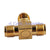 RP-SMA female to 2x RP SMA jack triple T in series RF adapter connector 3 way