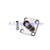 Superbat BNC Crimp female Jack 4 Hole Panel Mount for RG174,RG178,RG316,LMR100 cable