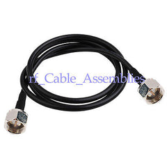 Superbat F male plug to male straight RF pigtail 3FT Coaxial cable RG58 1M for wireless