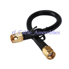 Superbat 3ft KSR195,Wi-Fi SMA Male to RP SMA Plug Antenna Extension Cable Coax Pigtail 1M