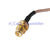 10xRP-SMA female to MMCX male plug right angle pigtail cable RG316 for wireless
