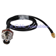 Superbat BNC Jack to SMA Jack pigtail Cable RG58 50CM