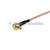 2pcs Antenna Pigtail SMB female RA to MCX Plug right angle 90 deg cable RG316
