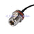 Superbat N female bulkhead to MMCX male right angle Jumper pigtail cable RG174