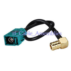 Superbat GPS SMB Weibliche RA zu Fakra Weibliche Jack zopf kabel RG174 für Neutral Kodierung