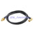 Superbat SMA Plug Right Angle to SMA Jack straight Pigtail cable