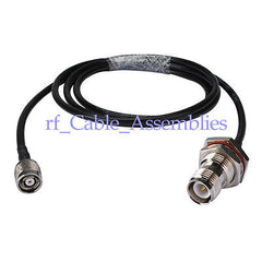 Superbat RP-TNC female jack to RP-TNC male for pigtail COAX Cable KSR195 1M for WLAN
