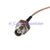 Superbat TNC Jack to CRC9 right angle pigtail cable RG316 15CM