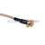 Superbat MCX male right angle RA to SMA male straight Antenna extension cable RG316 30cm