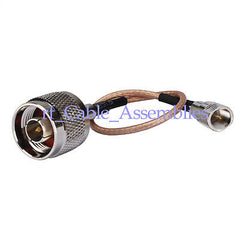 Superbat N plug male to FME male plug adapter connector Coax Cable pigtail RG316