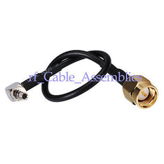 Superbat CRC9 plug right angle to SMA plug RG174 3G Huawei Modem