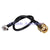 Superbat CRC9 plug right angle to SMA plug RG174 3G Huawei Modem