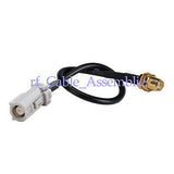 10X GPS/GSM car antennas adapter SMA Female bulkhead to AVIC Jack pigtail RG174