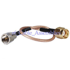 Superbat FME Plug male to RP-SMA Plug male female pin RF pigtail Cable RG316 for Radio