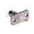 SMB 2 hole panel mount jack plug with short dielectric and solder,Stainless Steel