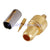 Superbat MMCX plug male straight Crimp for RG58 LMR195 RG400 RG142 cable RF connector