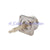 RF coaxial 7/16 Din Female 4 Hole panel mount with long extended pin connecor
