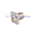 Superbat TNC female with 4 holes flange solder RF connector