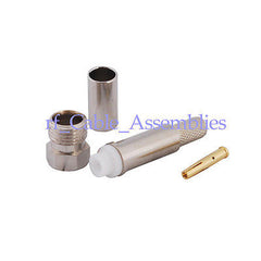 Superbat 10pcs FME female jack crimp RG58 RG142 LMR195 RG400 cable RF connector