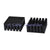 High Quality Aluminum Black Heat Sink For Chip Module DIY 22x22x10mm