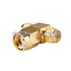 SMA Splitter / Joiner 3 WAY ADAPTER SMA FEM to SMA RP