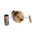 RP-SMA Crimp Jack(male pin) bulkhead connector LMR100