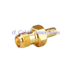 SMA-SMB Adapter SMA Buchse auf SMB Buchse gerade