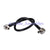 Superbat 10pcs CRC9 plug RA to TS9 plug right angle RF pigtail cable RG174 15cm for 3G/4G